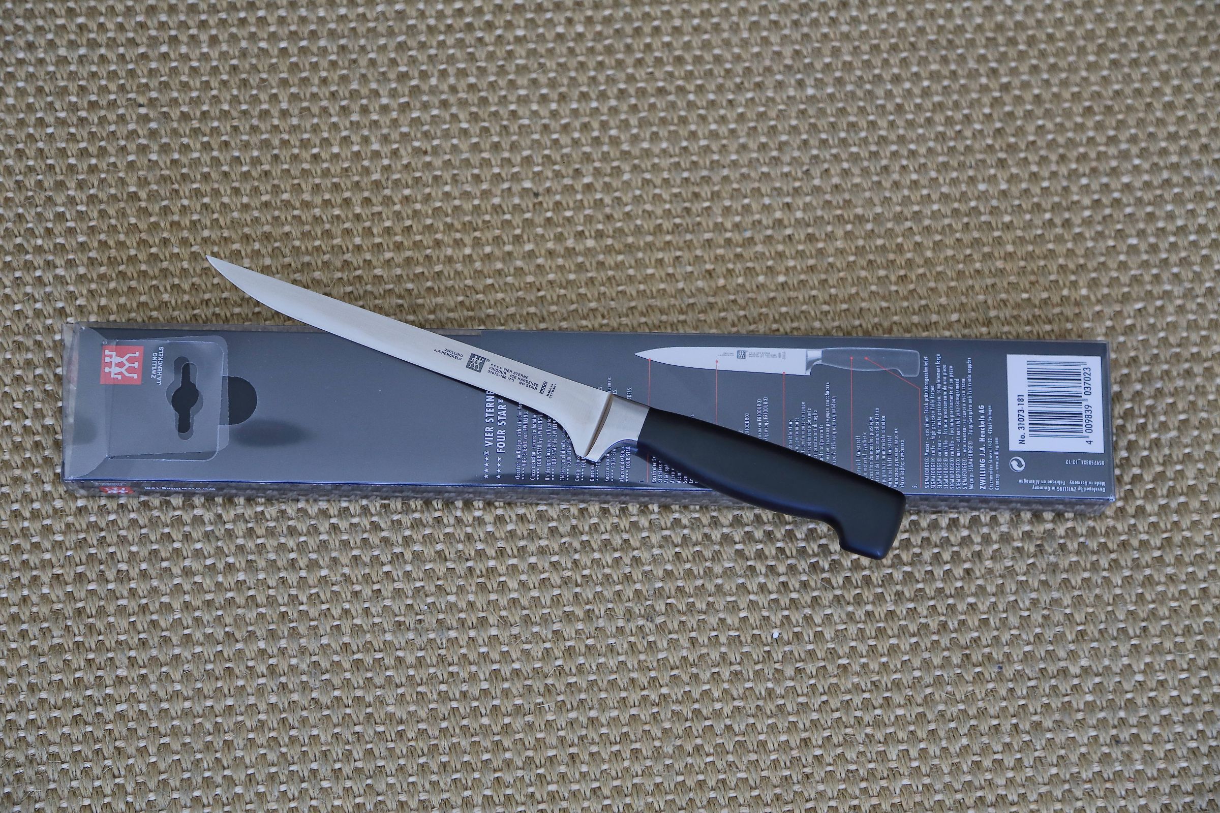Zwilling Four Star Fillet Knife, 180 mm